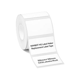 NIIMBOT Thermal Transfer Labels 50*30mm 225Pcs For M2/M3