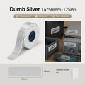 Niimbot N1 14*50mm 125Pcs Dumb Silver Thermal Transfer Label