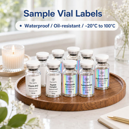 NIIMBOT M2_H Candle & Oil Bundle – Waterproof Labels for Candle Jars, Essential Oil Bottles & DIY Products