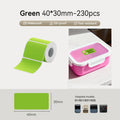 Niimbot B21/B3S/B1/B31 40*30mm 230Pcs Green Thermal Labels