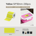 Niimbot B21/B1/B3S/B31 50*30mm 230Pcs Yellow Freezer Thermal Labels