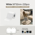 Niimbot B21/B1/B3S/B31 50*32mm 220Pcs White Earrings Thermal Labels