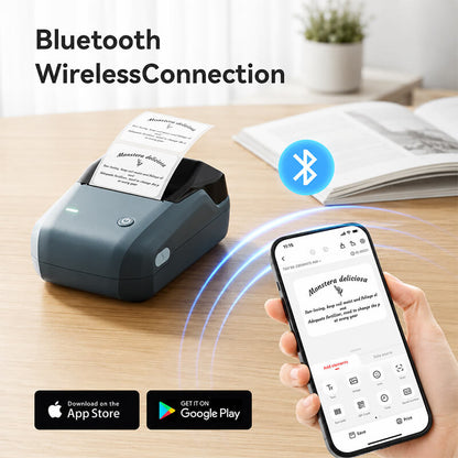 Niimbot B1 Portable 2-Inch Bluetooth Thermal Label Printer For Boutique Price Tags & Kitchen Pantry Labels