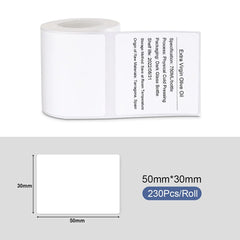 NIIMBOT Thermal Label Paper Waterproof Label Maker Tape For B21/B3S 50*30mm 230pcs