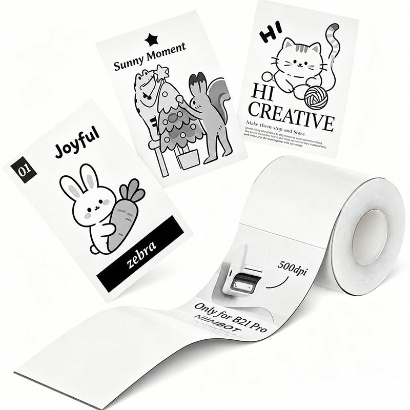 Niimbot B21 Pro/B2 Pro/B1 Pro 40*30mm 275Pcs White Photo Labels