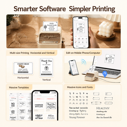Niimbot B21 Pro 300DPI Bluetooth Label Maker Red & Black Printing Photo Printer for Study Notes, Scrapbooking