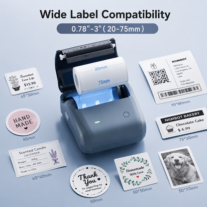 Niimbot B31 Thermal Label Printer Multicolor Maker for Small Business, Kitchen Organization & Shipping Labels