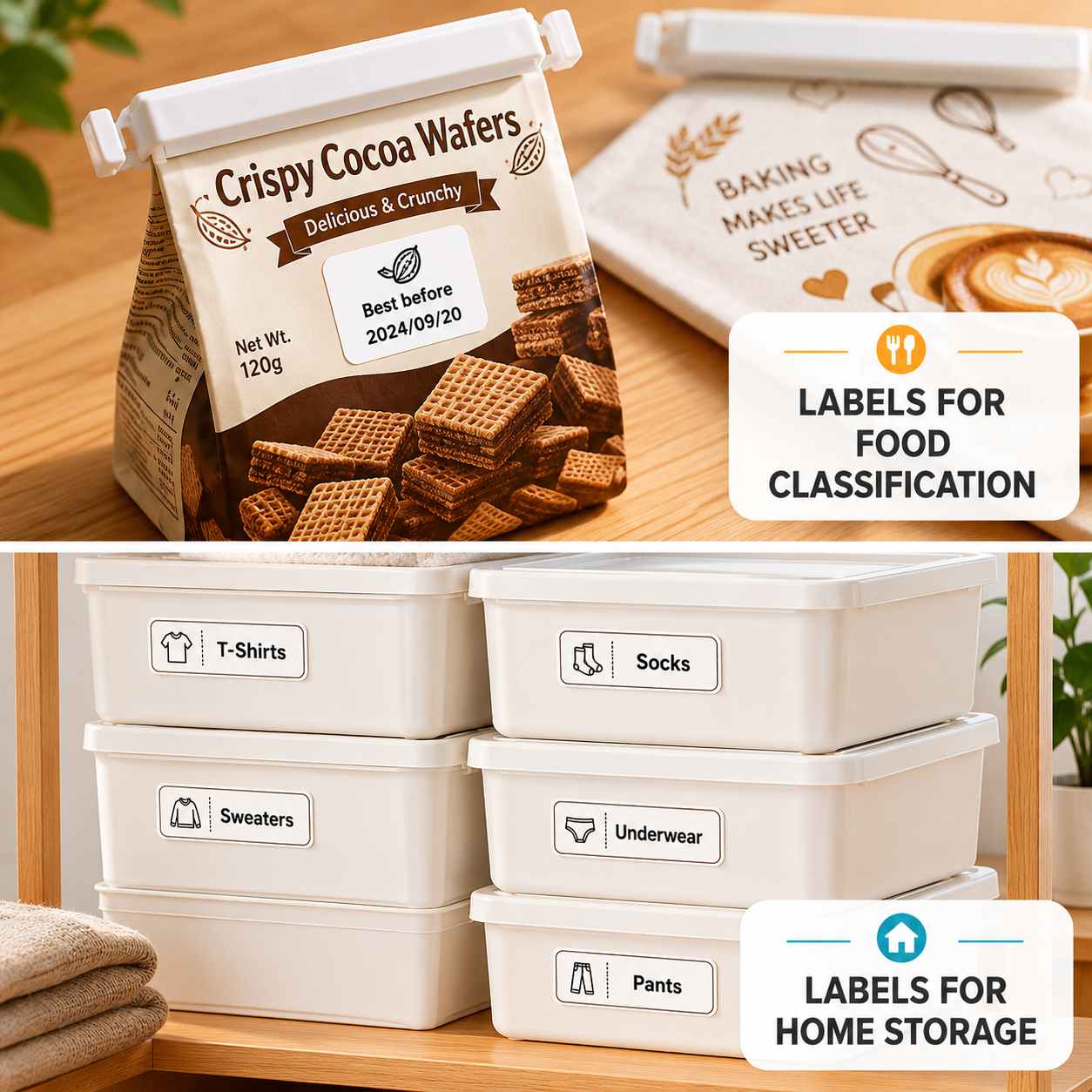 NIIMBOT B3S_P Thermal Label Maker Bluetooth & PC Connected, for Clothing, Receipt Printing, Barcode, Shipping