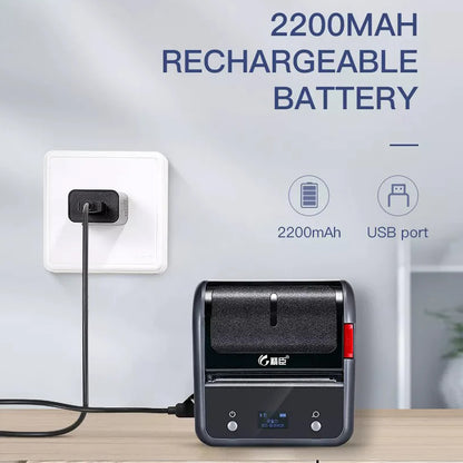NIIMBOT B3S Thermal Label Maker Bluetooth & PC Connected, for Clothing, Barcode, Shipping