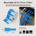 Niimbot B21/B3S/B1/B31/B4 38*25+37mm 270pcs Blue Cable Thermal Labels