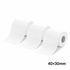 3 Rolls-Niimbot B21/B1/B3S/B31 40*30mm White Freezer Labels