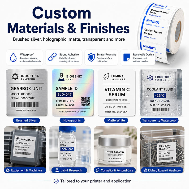 Custom Labels – Choose Your Own Style