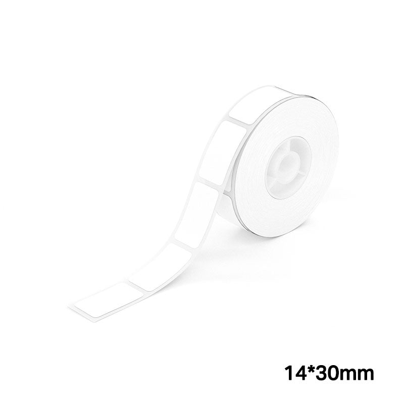 Niimbot D11/D110/D101/H1S White Background Red Text Labels