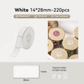 Niimbot D11/D101/D110 14*28mm 205pcs Round White Thermal Labels