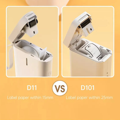 NIIMBOT D101 Portable Bluetooth Thermal Label Printer Label Maker 1- Inch for Phone Pad Easy to Use Office Home Organization