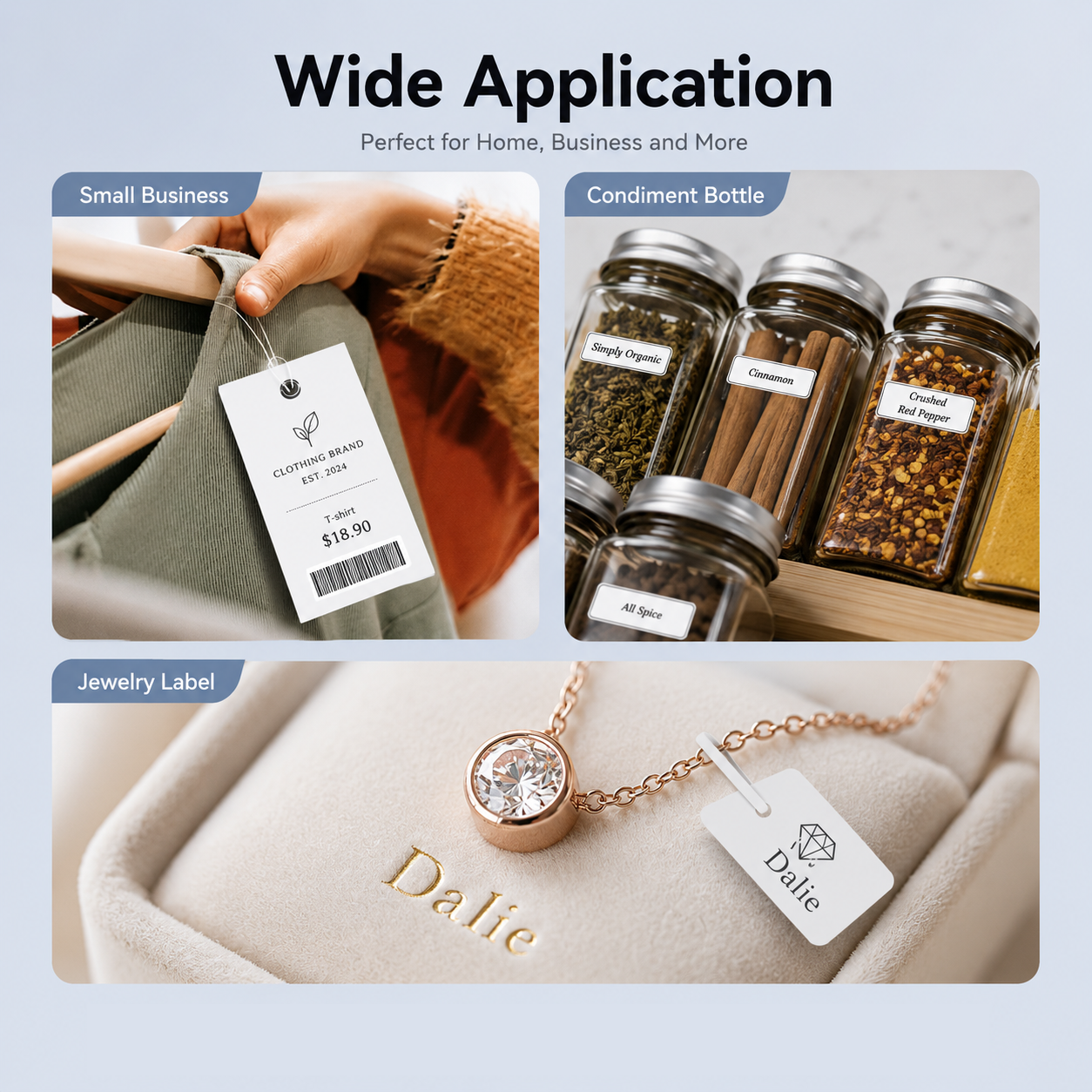 NIIMBOT D11H 300DPI HD Half-Inch Bluetooth Label Printer for Organizing Home Office School