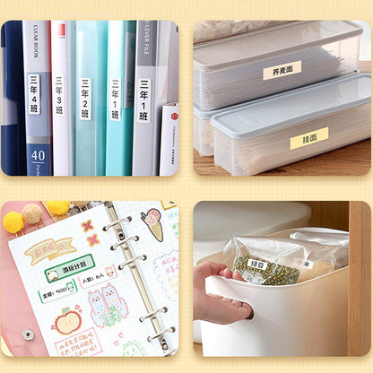 NIIMBOT D110 Mini Upgraded Version Portable Bluetooth Thermal Label Printer Label Maker for Kitchen & Fridge Food Prep, Student & Study Organization