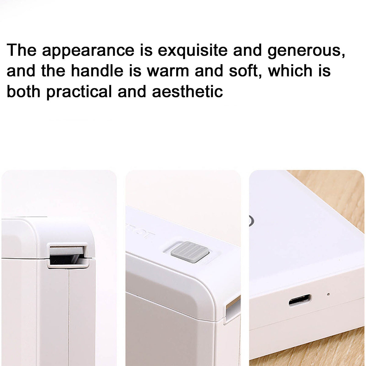 NIIMBOT D110 Mini Upgraded Version Portable Bluetooth Thermal Label Printer Label Maker for Kitchen & Fridge Food Prep, Student & Study Organization