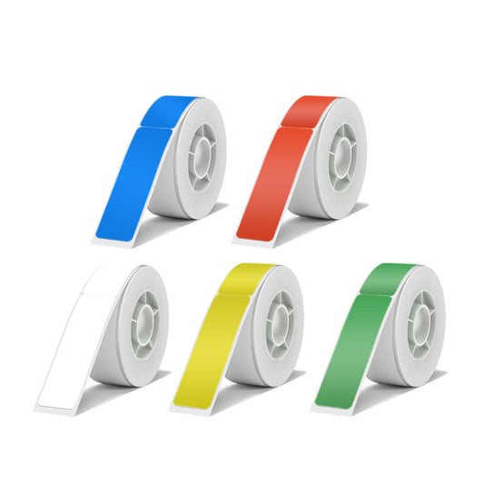 Niimbot D11/D101/D110 12.5*37mm Cable Label Pack - Choose Color & Quantity