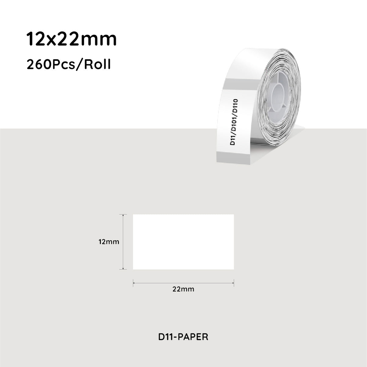 NIIMBOT Thermal Label Paper Waterproof Oil-proof Label Sticker For D11/D101/D110