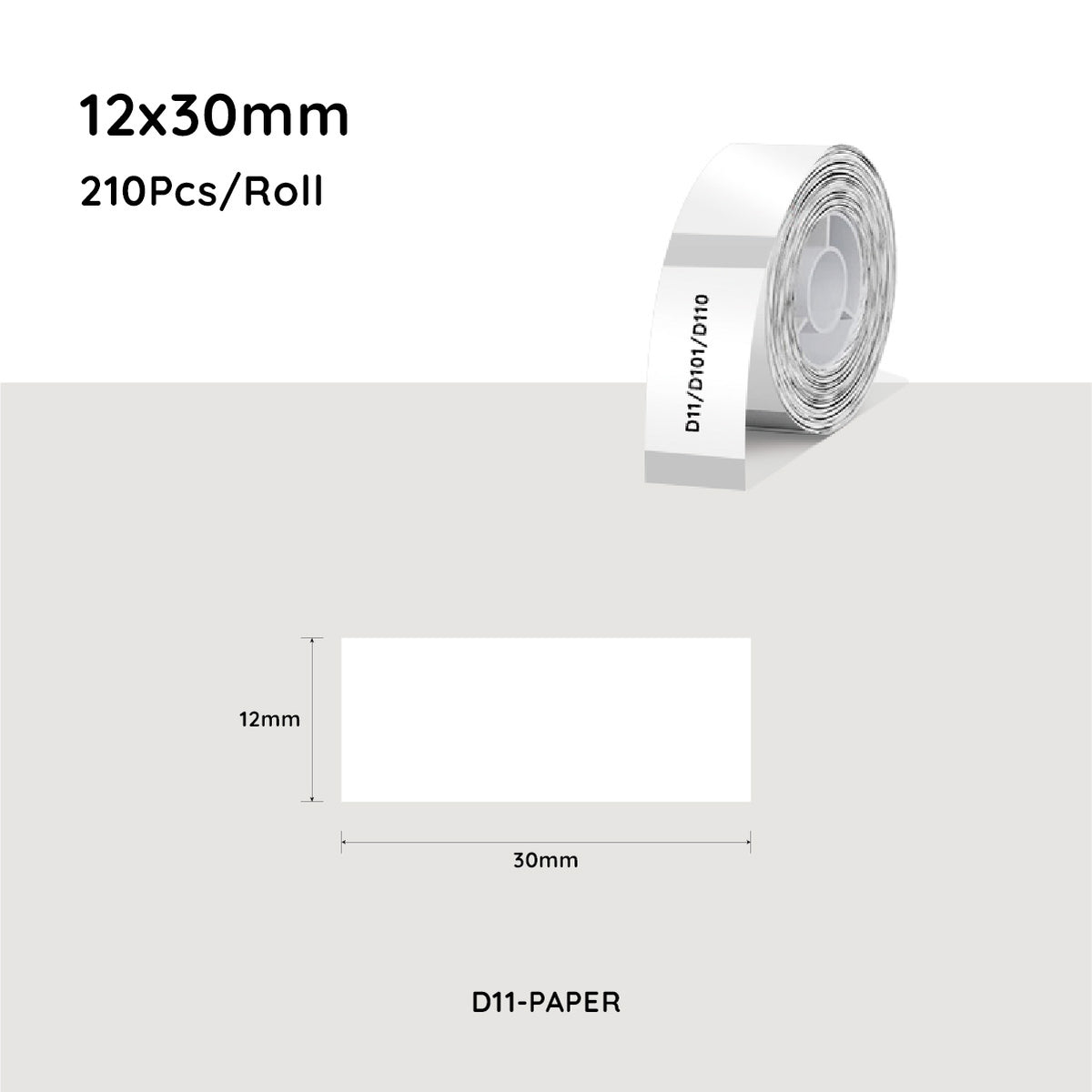 NIIMBOT Thermal Label Paper Waterproof Oil-proof Label Sticker For D11/D101/D110