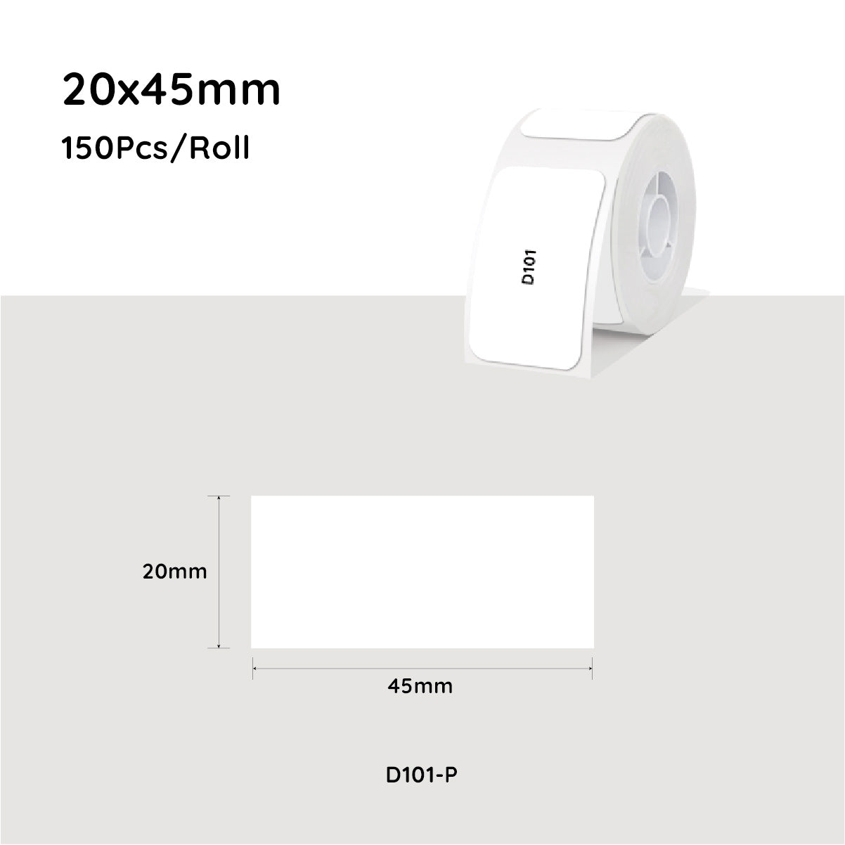 NiiMbot Thermal Label Paper Waterproof For D101