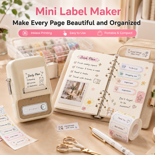 NIIMBOT B21 Pro Journaling Label Printer Perfect for Planners, Dates & Mood Tracking