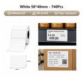 Niimbot K2/K3 50*40mm 740Pcs White Thermal Label