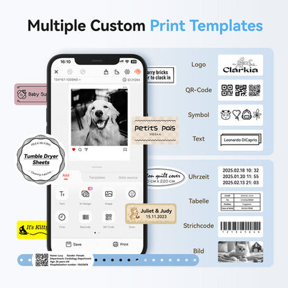 NIIMBOT K2 2Inch Desktop Thermal Label Printer – Inkless, Wireless Bluetooth for Small Business & Home Office
