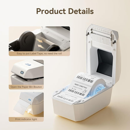NIIMBOT K3 3Inch High-Speed Thermal Label Printer Bluetooth & USB for Small Business & Home Office