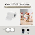 Niimbot M2/M3 15*15+19.25mm 285Pcs Round White Thermal Transfer Labels