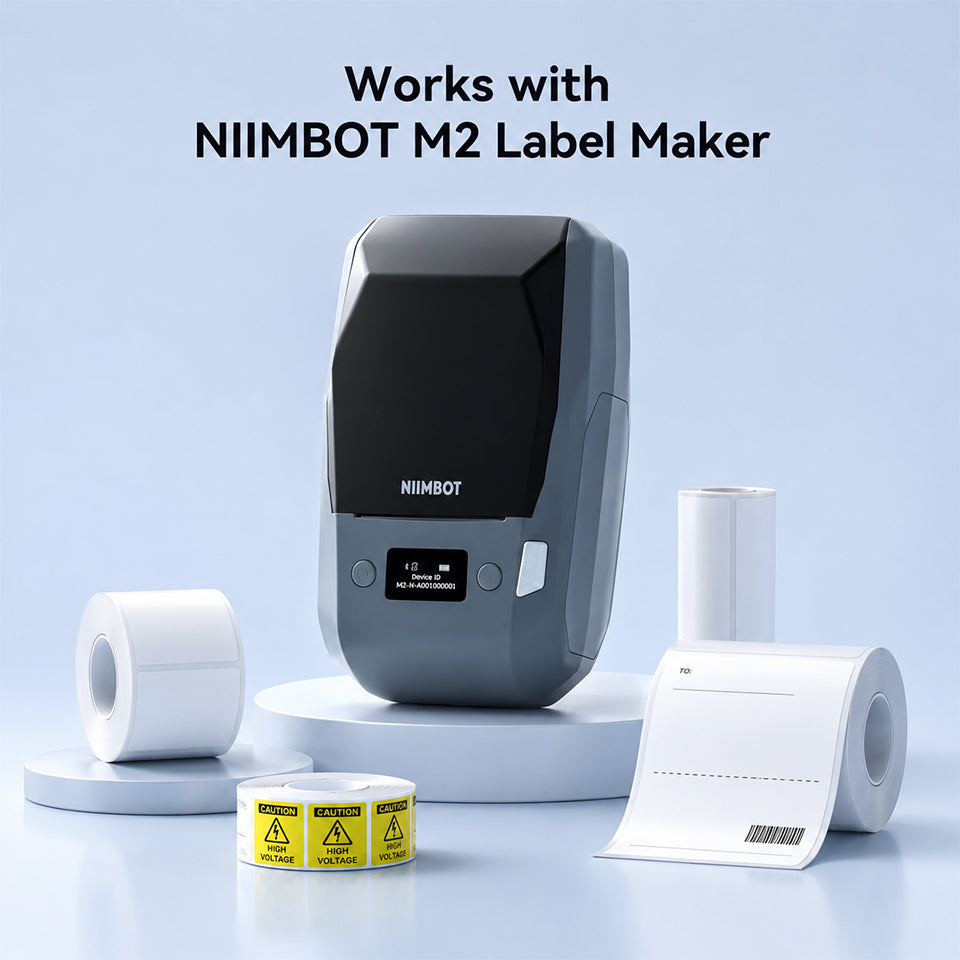 Niimbot M2/M3 50*200mm 35Pcs Transparent Thermal Transfer Labels