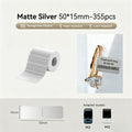 Niimbot M2_H/M3 50*15mm 355Pcs Thermal Transfer Label Matte Silver Jewelry