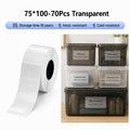Niimbot M3 75*100mm 70pcs Transparent Thermal Transfer Labels