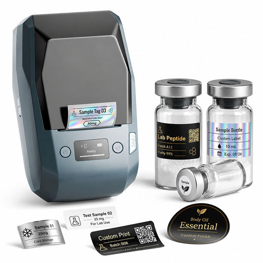 NIIMBOT M2_H 2-Inch Label Printer – Designed for Vial Bottle Labeling & Lab Sample Storage