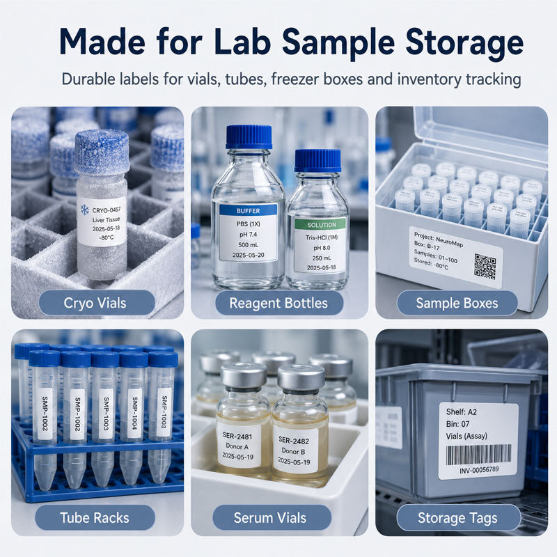 NIIMBOT M2_H 2-Inch Label Printer – Designed for Vial Bottle Labeling & Lab Sample Storage