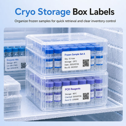 NIIMBOT M2_H 2-Inch Label Printer – Designed for Vial Bottle Labeling & Lab Sample Storage